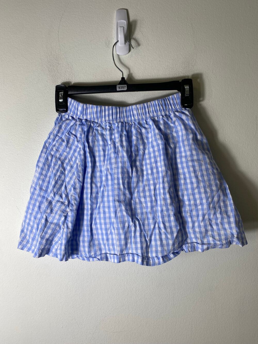 Classic Whimsy Girls Blue and White Gingham Skirt Sz 10